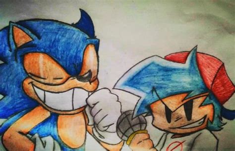 Xanthus and Bf from the Undying Phoenix mod lol | Sonic.EXE Amino [ENG] Amino