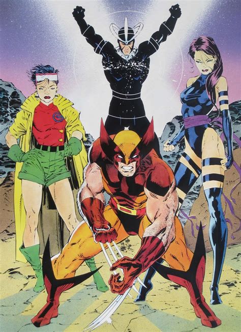 X Men By Jim Lee Comic Books Art Marvel Comics Art Jim Lee Art