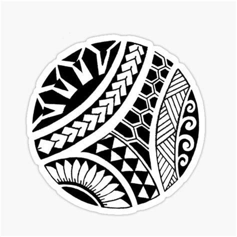 Polynesian Tribal Sticker For Sale By Attracdionz Redbubble