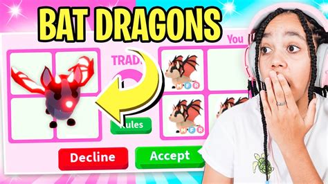 What People Trade For A Mega Neon Bat Dragon Legendary Pet In Adopt Me