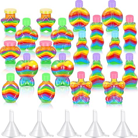 Amazon Bokon 20 Pcs Plastic Sand Art Bottles Bulk Sand Containers