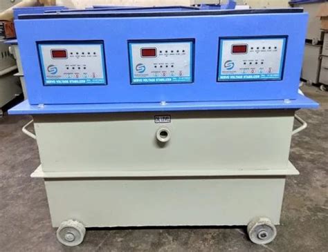 Three Phase Kva Oil Cooled Servo Voltage Stabilizer At Rs In