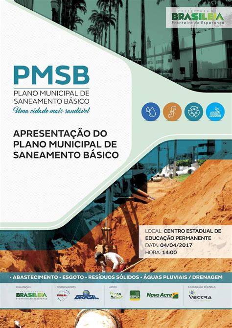 Plano Municipal de Saneamento Básico será apresentado para a comunidade