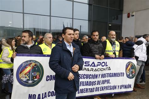 En imágenes Clamor policial en Gijón contra los mandos por la