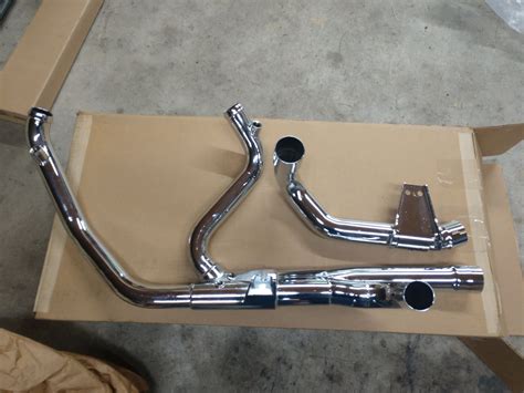 Screamin Eagle High Flow Exhaust System With Nightstick Mufflers Harley Davidson Forums