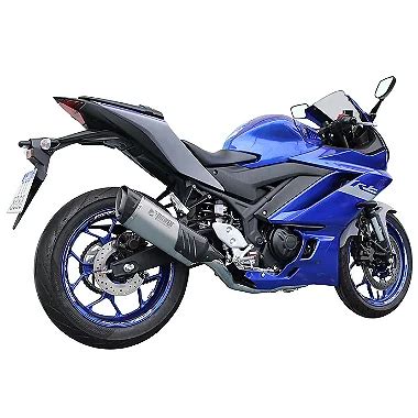 Ponteira Escapamento Esportivo Completo Da Moto Yamaha Yzf R3 Inox