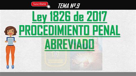 Ley De Procedimiento Penal Abreviado Tema No Concurso