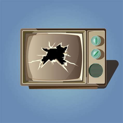 Royalty Free Broken Tv Clip Art, Vector Images & Illustrations - iStock