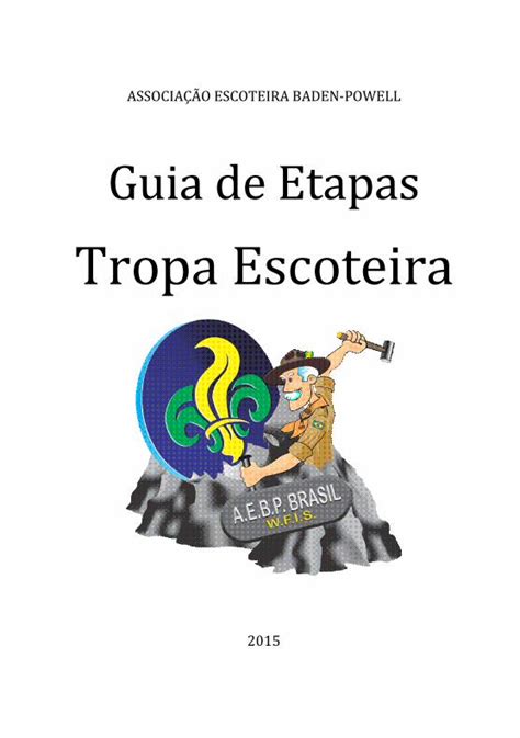 PDF Guia de Etapas Associação Escoteira Baden Powell Escotismo