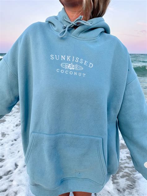 Sunkissedcoconut Embroider Hoodie