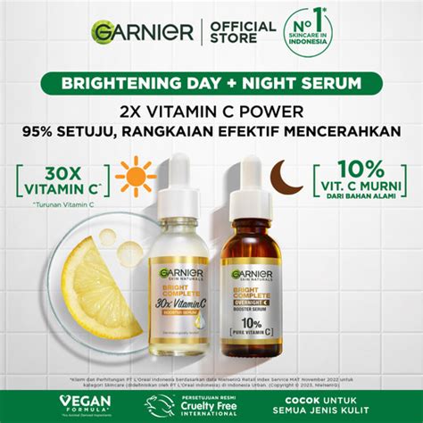 Jual Garnier Bright Complete Booster Serum Overnight Serum Kebutuhan