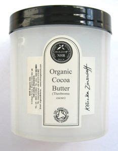 Organic Cocoa Butter Theobroma Cacao Litres Litre By Nhr