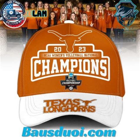 Longhorns Ncaa Women's Volleyball 2023 National Championship Hat - Bausduoi