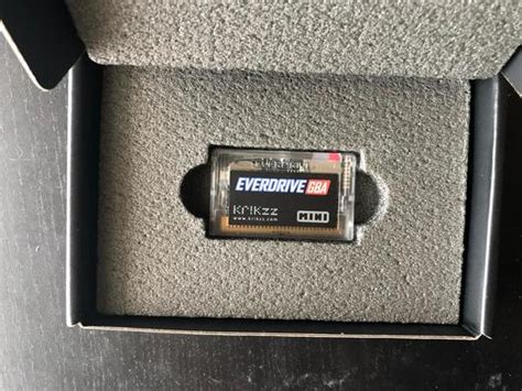 EverDrive GBA Mini Item Box And Manual GameBoy Advance