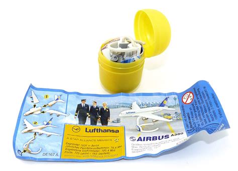 Flugzeug Lufthansa Airbus Modell A Noch Im Original Ei Ungebaut