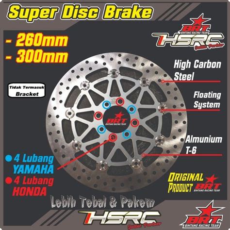 Jual SUPER DISC BRAKE BRT Racing Yamaha Honda Piringan Rem Cakram Depan