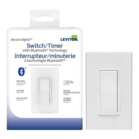 Leviton Decora Digital Switch And 24 Hour Timer Single Pole And 3 Way