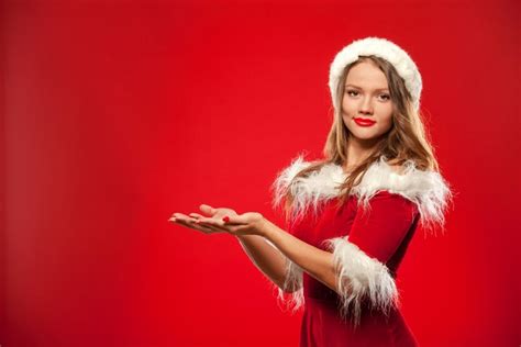 Abigail B Christmas Uniform Brown Haired Glance Smile Hd Phone