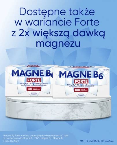 Magne B Mg Mg Lek Na Niedob R Magnezu Tabletek Powlekanych