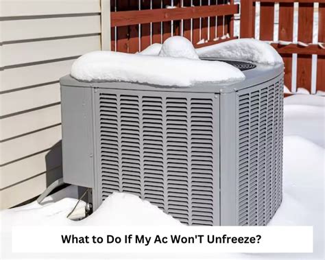 How To Fix A Frozen Ac Unit Quick Guide