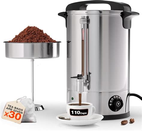 Amazon Nalison Commercial Coffee Urn 110 Cup 16L Fast Brew Stainless Steel Hot Beverage