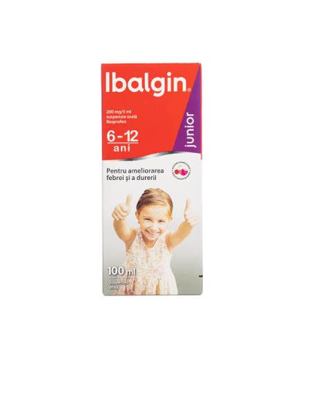 Ibalgin Junior Mg Ml Suspensie Orala Flacon X Ml Sanofi Romania