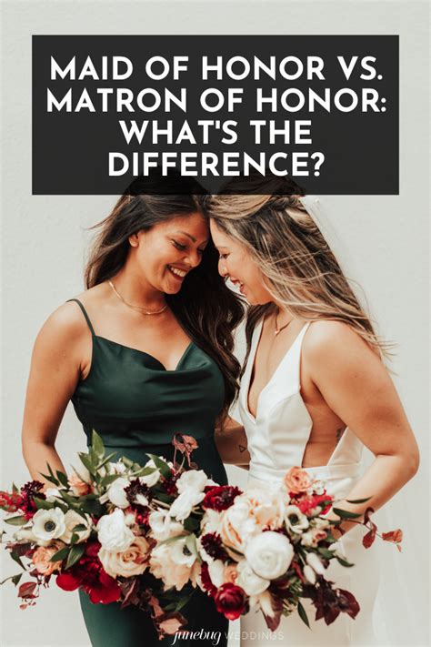 Maid Of Honor Vs Matron Of Honor Whats The Difference Wedding Info