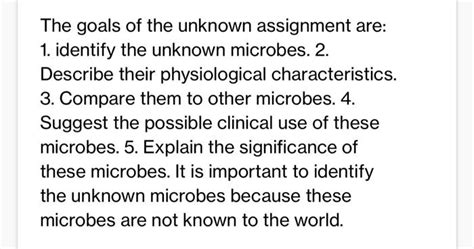 Solved The Unknown Is Staphylococcus Epidermidis Please Chegg