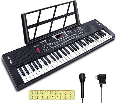 AersGu Piano Keyboard - 61 Key Keyboard Piano, Electric Piano Music Keyboard with Teaching Mode ...