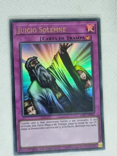 Solemn Judgment Ultra Yugioh Lost Art Meses Sin Interés