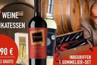 Giordano Weinpaket Mit Weinen Delikatessen Sommelier Set F R