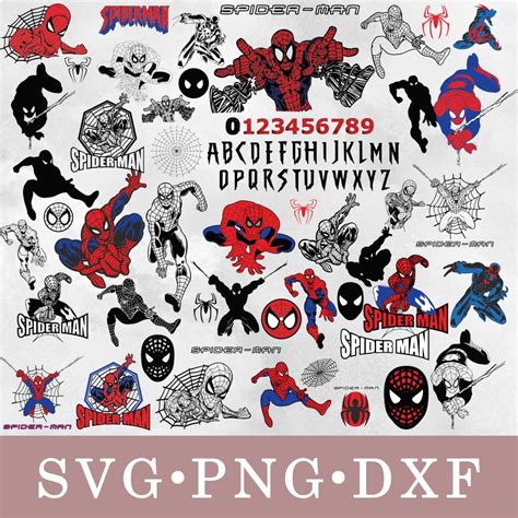 Spiderman Svg Spiderman Bundle Svg Png Dxf Inspire Uplift