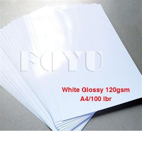 Jual Kertas Foto Inkjet White Glossy Water Proof 120gsm A4 Shopee