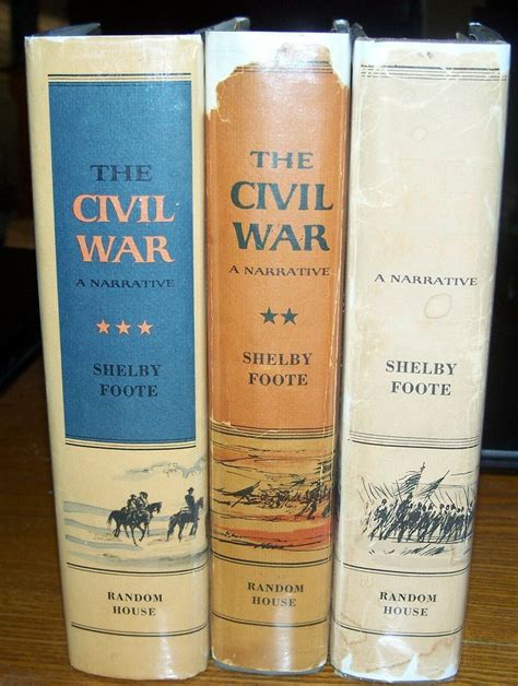 Shelby Foote The Civil War Narrative All 3 1st Ed, 1st Printing, HBDJ's ...