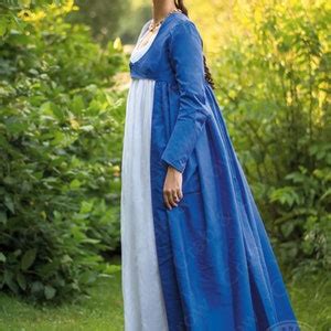 Simplicity S8941 Sewing Pattern Misses Empire Waist Regency Gown and ...