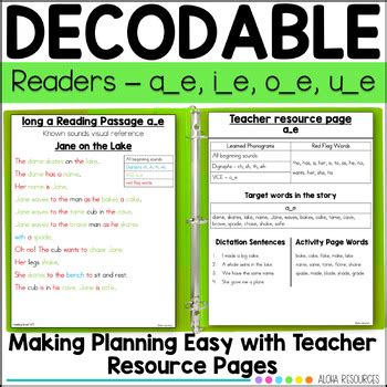 Decodable Cvce Magic E Readers Orton Gillingham Science Of Reading