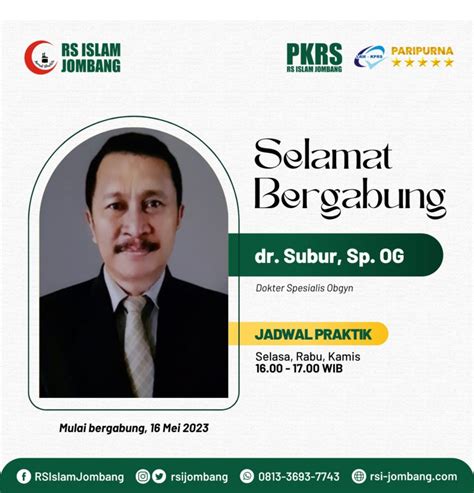 Selamat Bergabung Dr Subur Sp Og Dokter Spesialis Kebidanan Dan