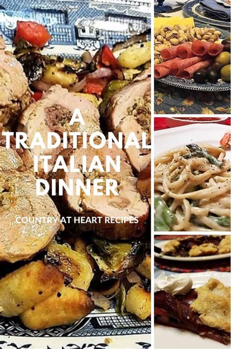 A Traditional Italian Dinner Country At Heart Recipes