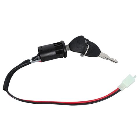 2 Wire Motorcycle for Key Ignition Switch Universal On-Off for Key ...