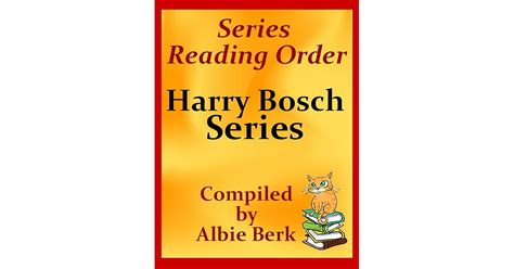 Michael Connelly's Harry Bosch Series Reading Order Updated 2019 ...