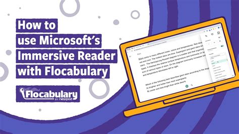 How To Use Microsofts Immersive Reader With Flocabulary Youtube