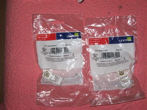 Lot Of Leviton Rww Quickport Rca Type Barrels Brand New