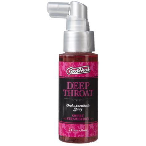 Deep Throat Spray Oral Sex Goodhead Strawberry Best Seller Oral Spray 2 Oz 782421008680 Ebay