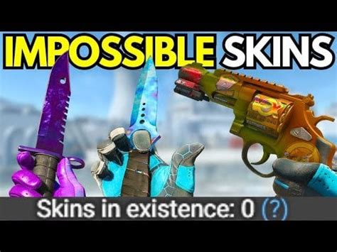 CS2 SKINS So RARE They Don't EXIST (yet) : r/csgo