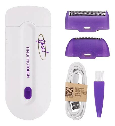 Depilador El Trico Feminino Intimo Sem Dor Sensor Laser Usb Cor Branco