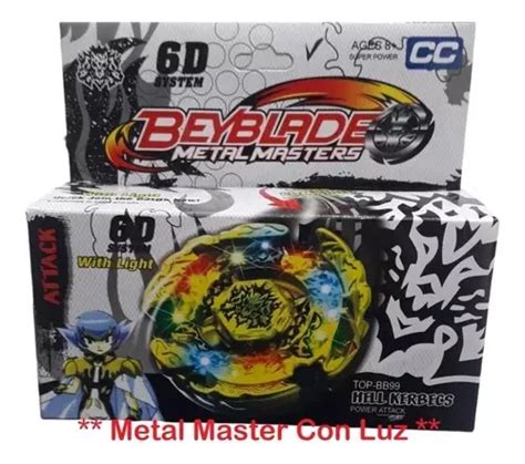 Trompo Beyblade Metal Master Con Luz X 1 Unidad Daptoys MercadoLibre