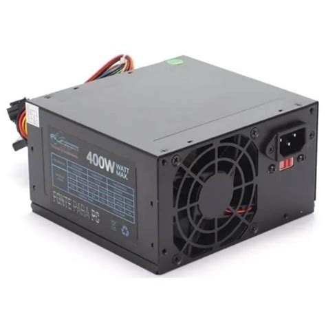 Fonte Atx Pc 400w Real Gamer Silenciosa Bivolt Kp 532 Knup Submarino