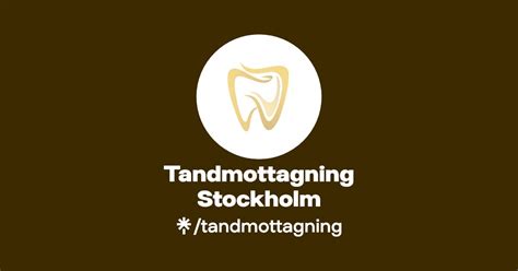 Tandmottagning Stockholm Instagram Facebook Tiktok Linktree