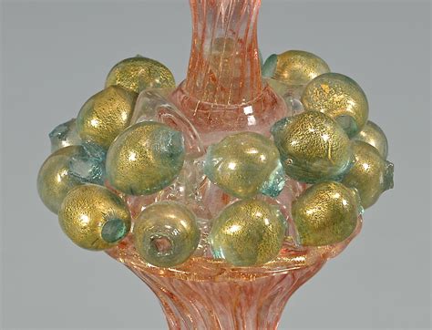 Lot 488: Pr. Early Venetian Glass Vases | Case Auctions