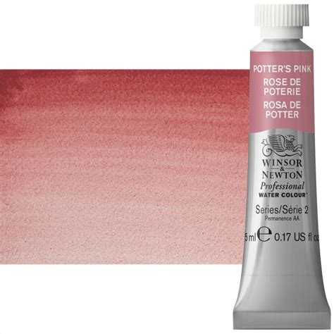 Winsor & Newton Professional Watercolor - Potter's Pink, 5ml Tube ...